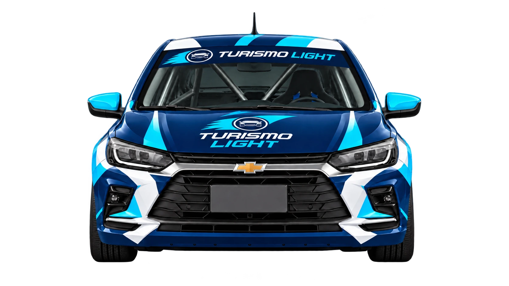 Onix Premier 2027 Turismo Light com apenas o banco do motorista — vista frontal