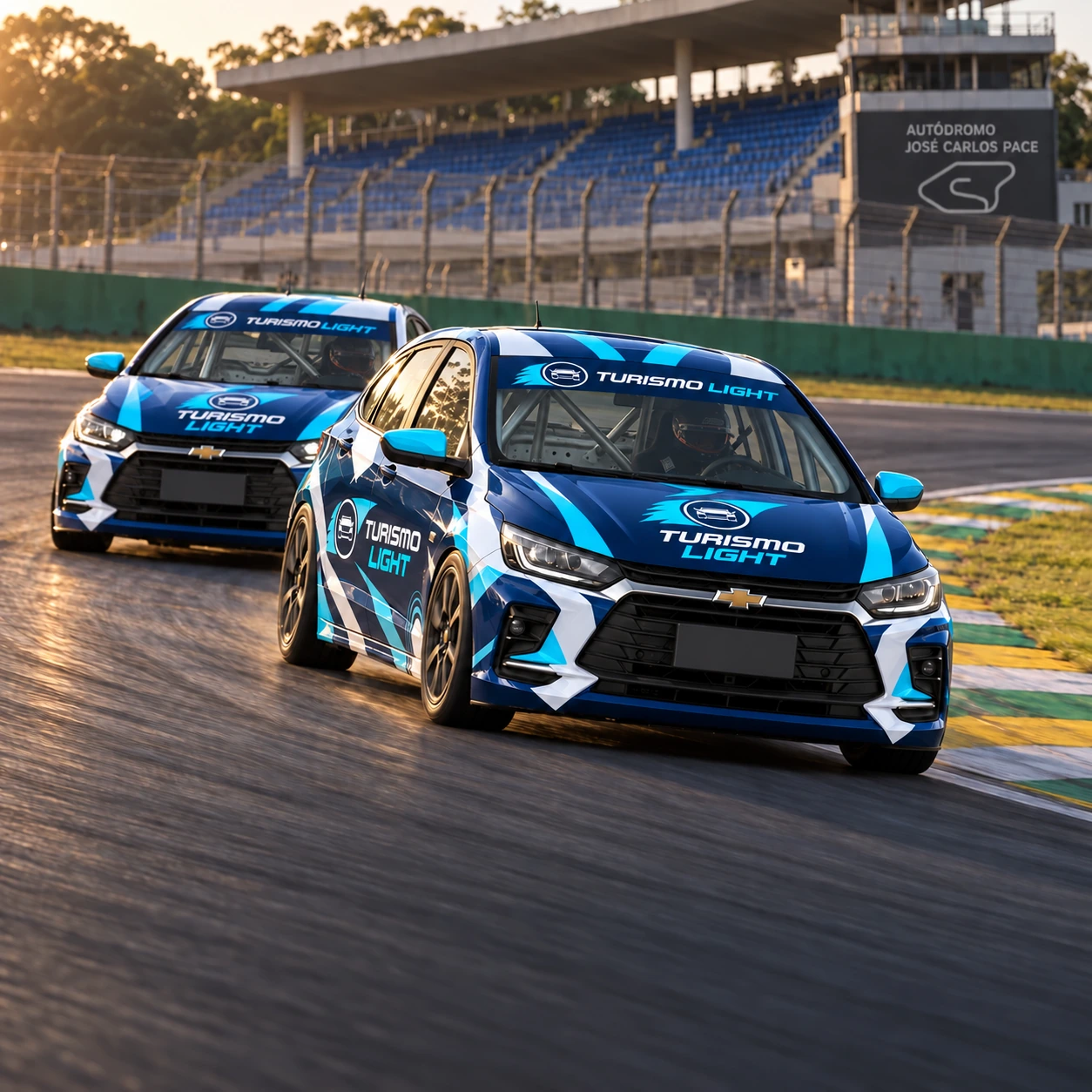 Onix Turismo Light em ação na pista de Interlagos